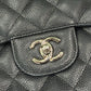CHANEL Vintage Jumbo Caviar Silver Hardware 2009