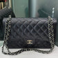 CHANEL Vintage Jumbo Caviar Silver Hardware 2009