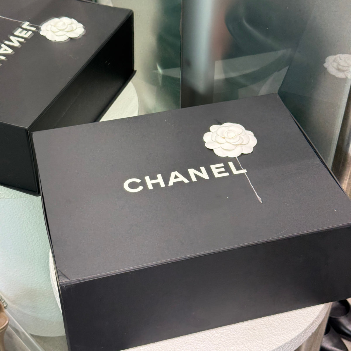 CHANEL Vintage Jumbo Caviar Silver Hardware 2009