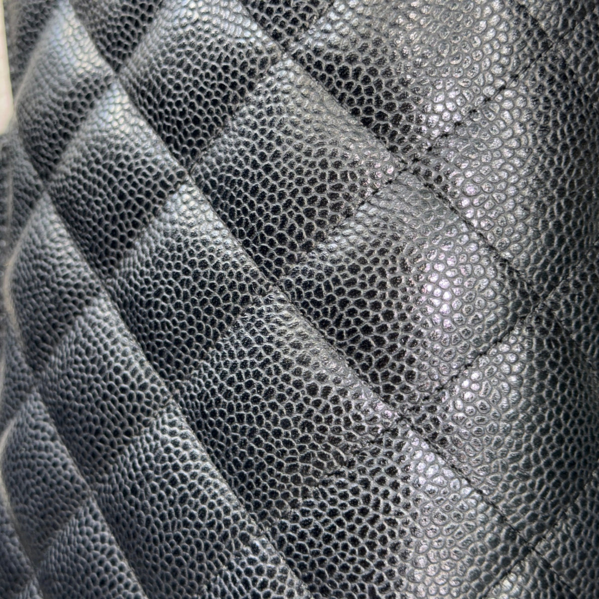 CHANEL Vintage Jumbo Caviar Silver Hardware 2009