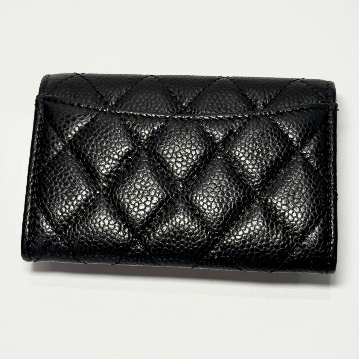 CHANEL Classic Card Holder Caviar Black