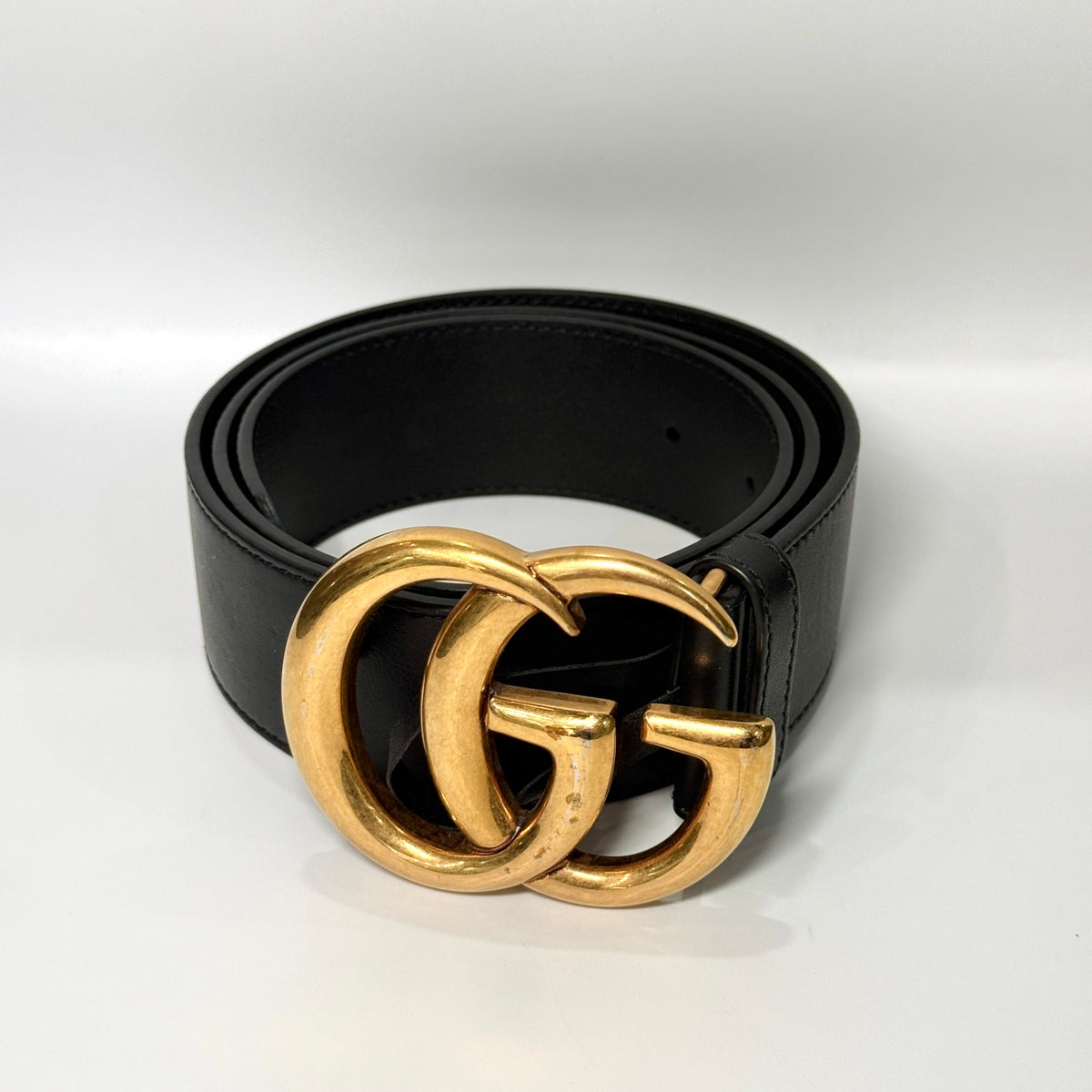 GUCCI GG Black Belt Sz 84/80