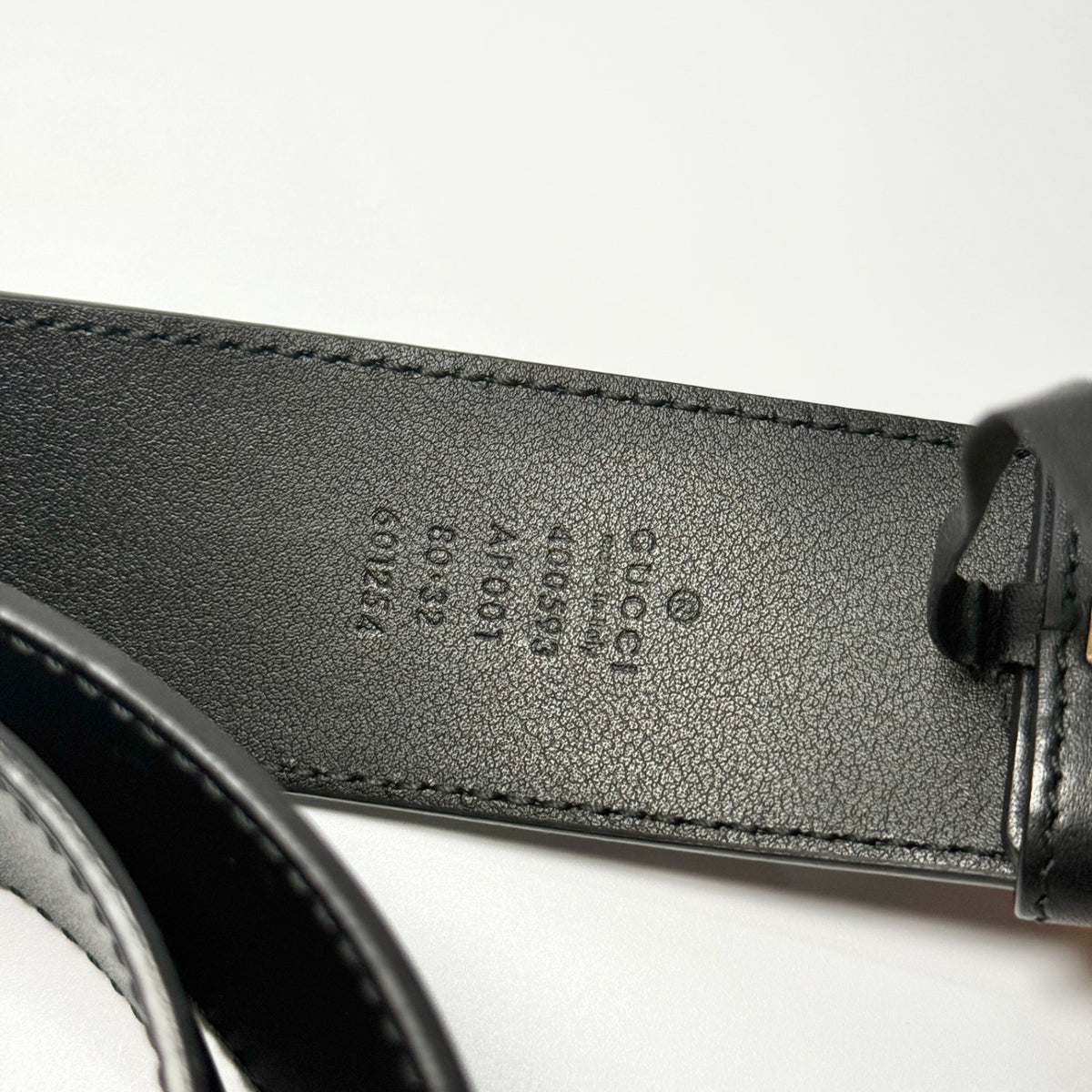 GUCCI GG Black Belt Sz 84/80