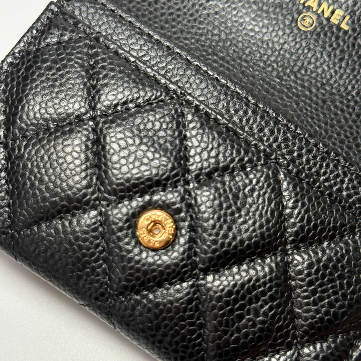 CHANEL Classic Card Holder Caviar Black