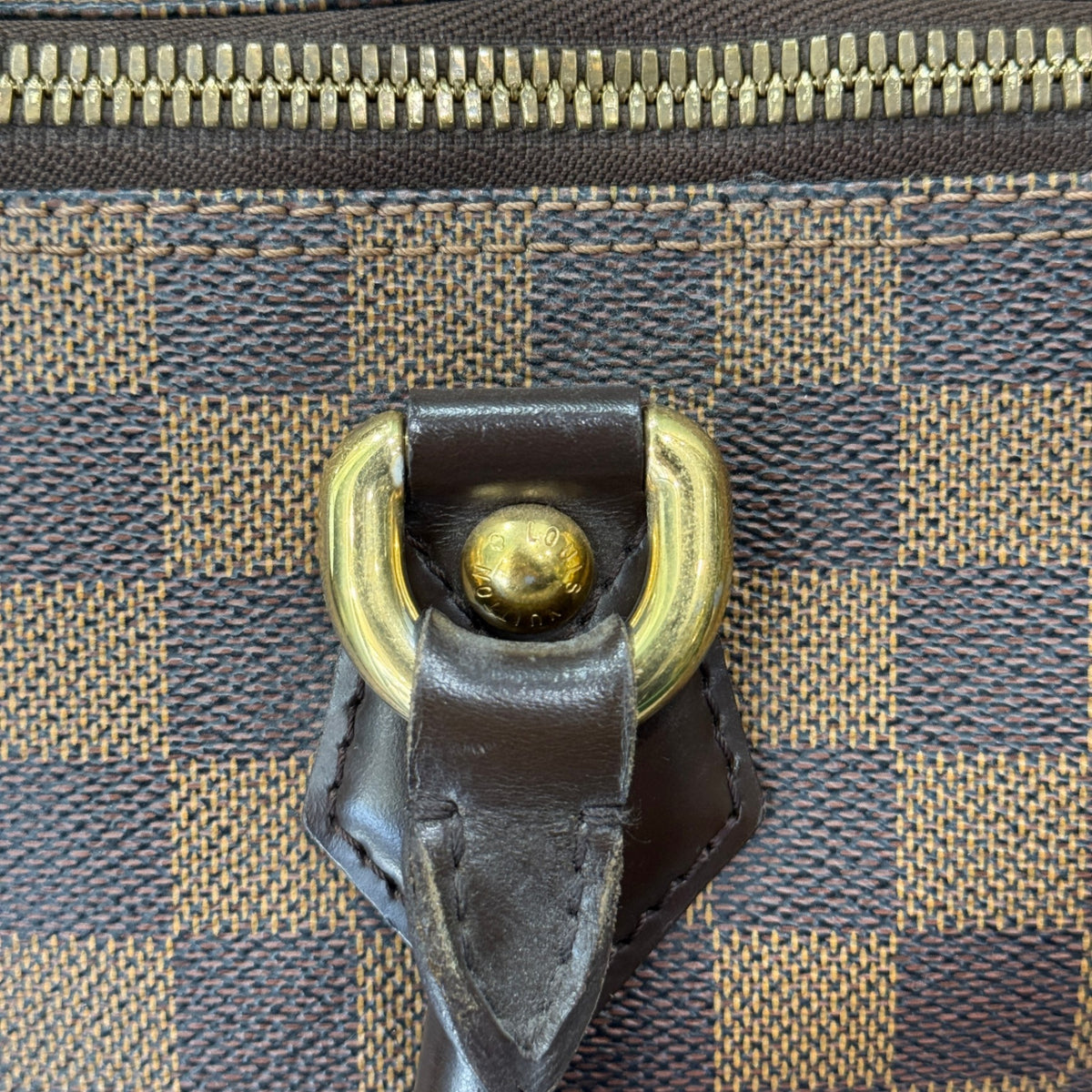 LOUIS VUITTON Damier Brown Checked Neverfull