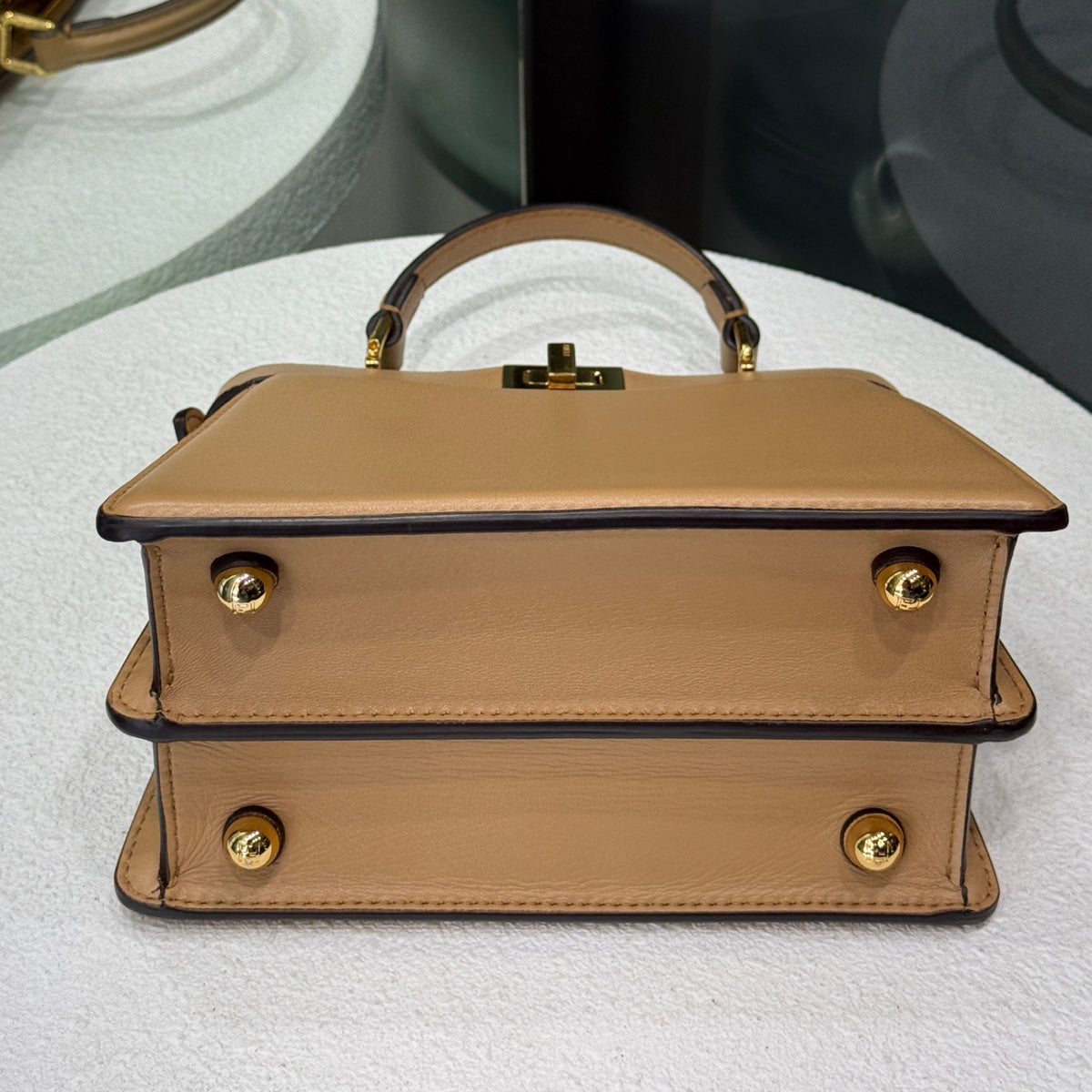 FENDI Peekaboo ISeeU Petit - Camel