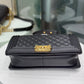 CHANEL Boy Medium Lambskin Black GHW