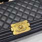 CHANEL Boy Medium Lambskin Black GHW
