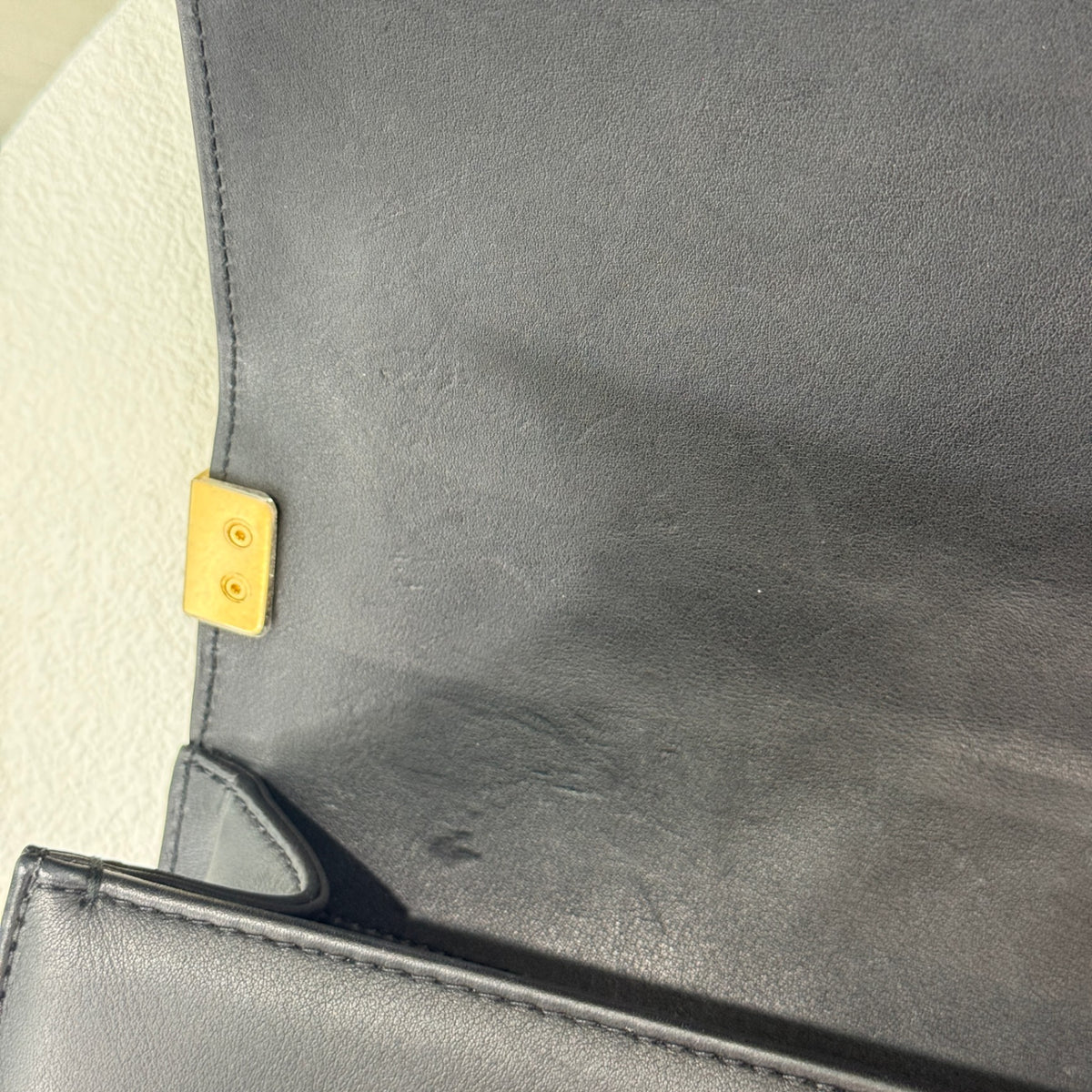 CHANEL Boy Medium Lambskin Black GHW