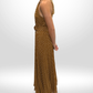 ZIMMERMANN Brown Polkadot Halter Neck Dress Sz 2