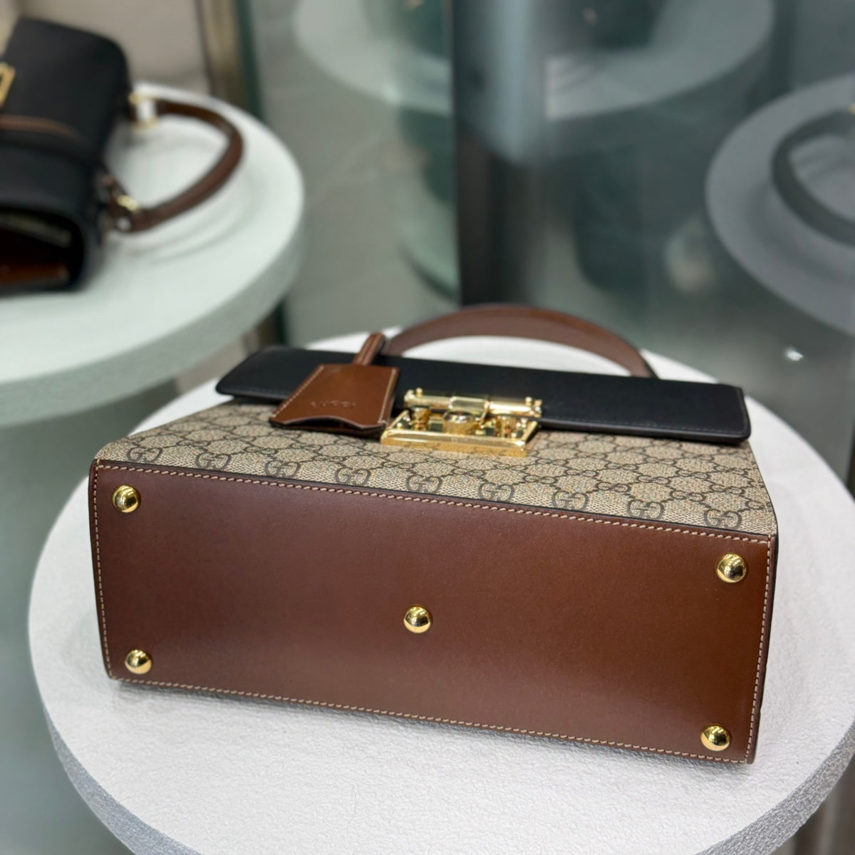 GUCCI GG Supreme Top Handle Bag