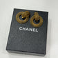 CHANEL Gold Doorknocker Clip Earrings
