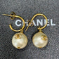 CHANEL Vintage Pearl Earrings