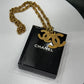 CHANEL Heavy Gold Chain CC Necklace