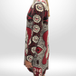 VALENTINO Silk Chiffon Patterned Dress Size 44