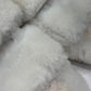 PRADA White Fluffy Dad Sandals Sz 36