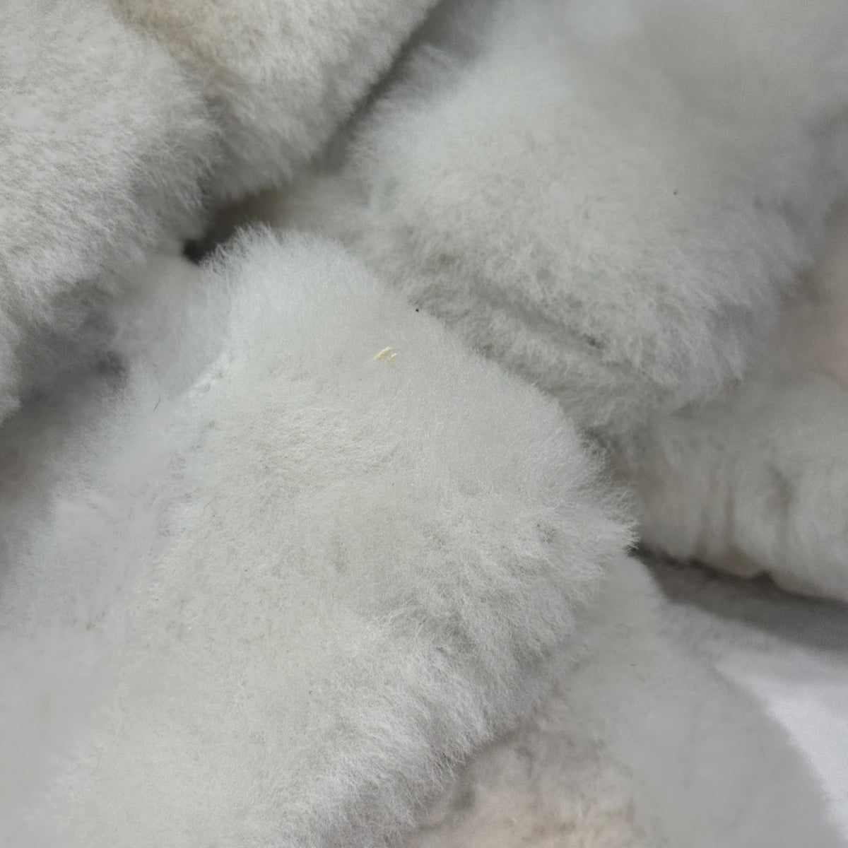 PRADA White Fluffy Dad Sandals Sz 36
