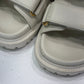 DIOR Creme Velcro Sandals Sz 36