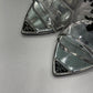 PRADA Silver Metallic PVC Sandals Sz 36