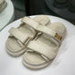 DIOR Creme Velcro Sandals Sz 36