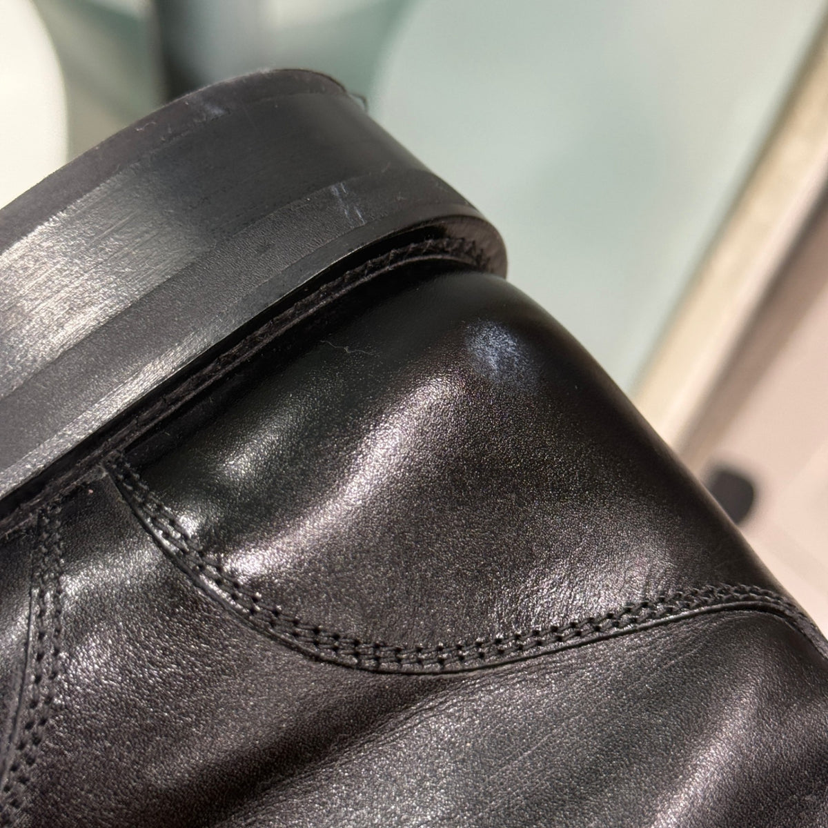 LOUIS VUITTON Black Boots Sz 36