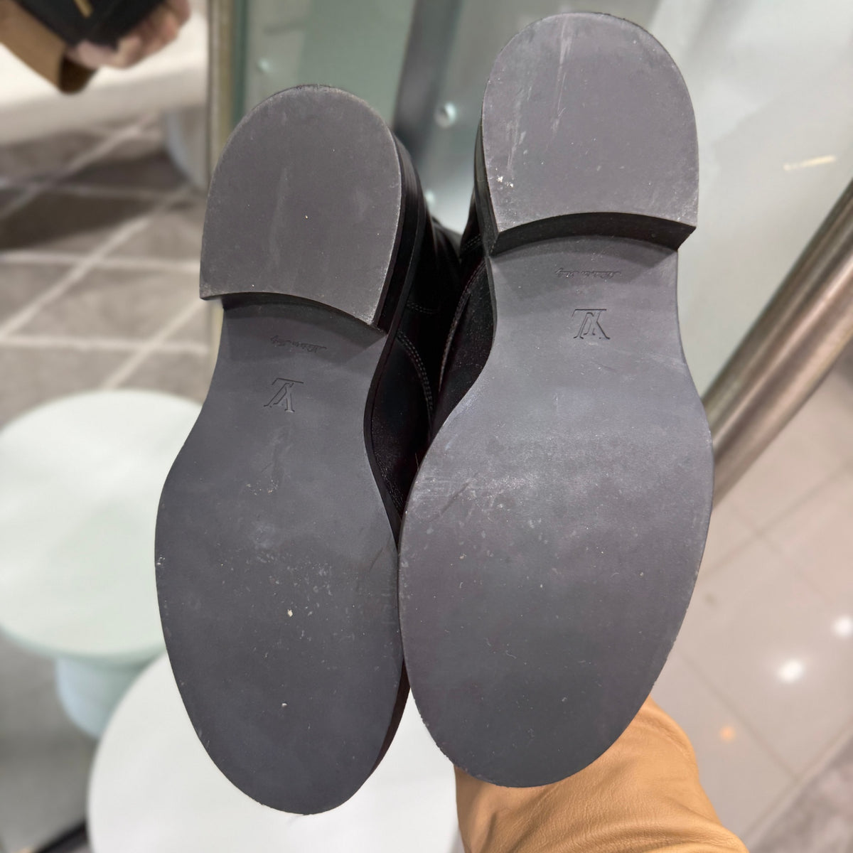 LOUIS VUITTON Black Boots Sz 36