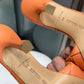 BOTTEGA VENETA Peach Lido Mules Sz 36
