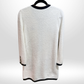 CHANEL White Gold Detail Terry Dress Sz 36