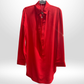 GIVENCHY Red Silk Top Size 38