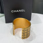CHANEL 24K Gold Plated Cuff