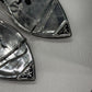 PRADA Silver PVC Flats Sz 36.5