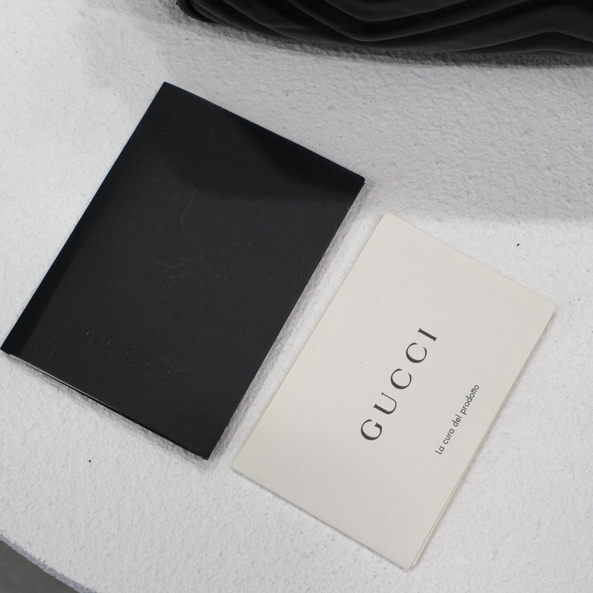 GUCCI GG Marmont Small Camera Crossbody Bag - Black