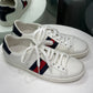GUCCI Red Stripe Sneakers Sz 38