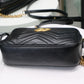 GUCCI GG Marmont Small Camera Crossbody Bag - Black