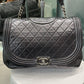 CHANEL Boy Bag Antik Large Quilted Lambskin Black