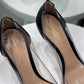 GIANVITO ROSSI Gold Toe Heel Sz 38