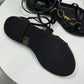 CELINE Black Sandals Sz 38