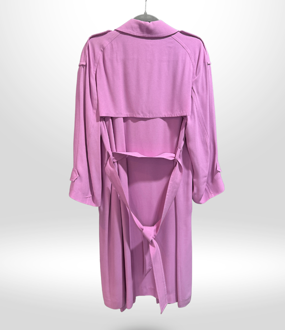 DRIES VAN NOTEN Mauve Trench Coat Sz M