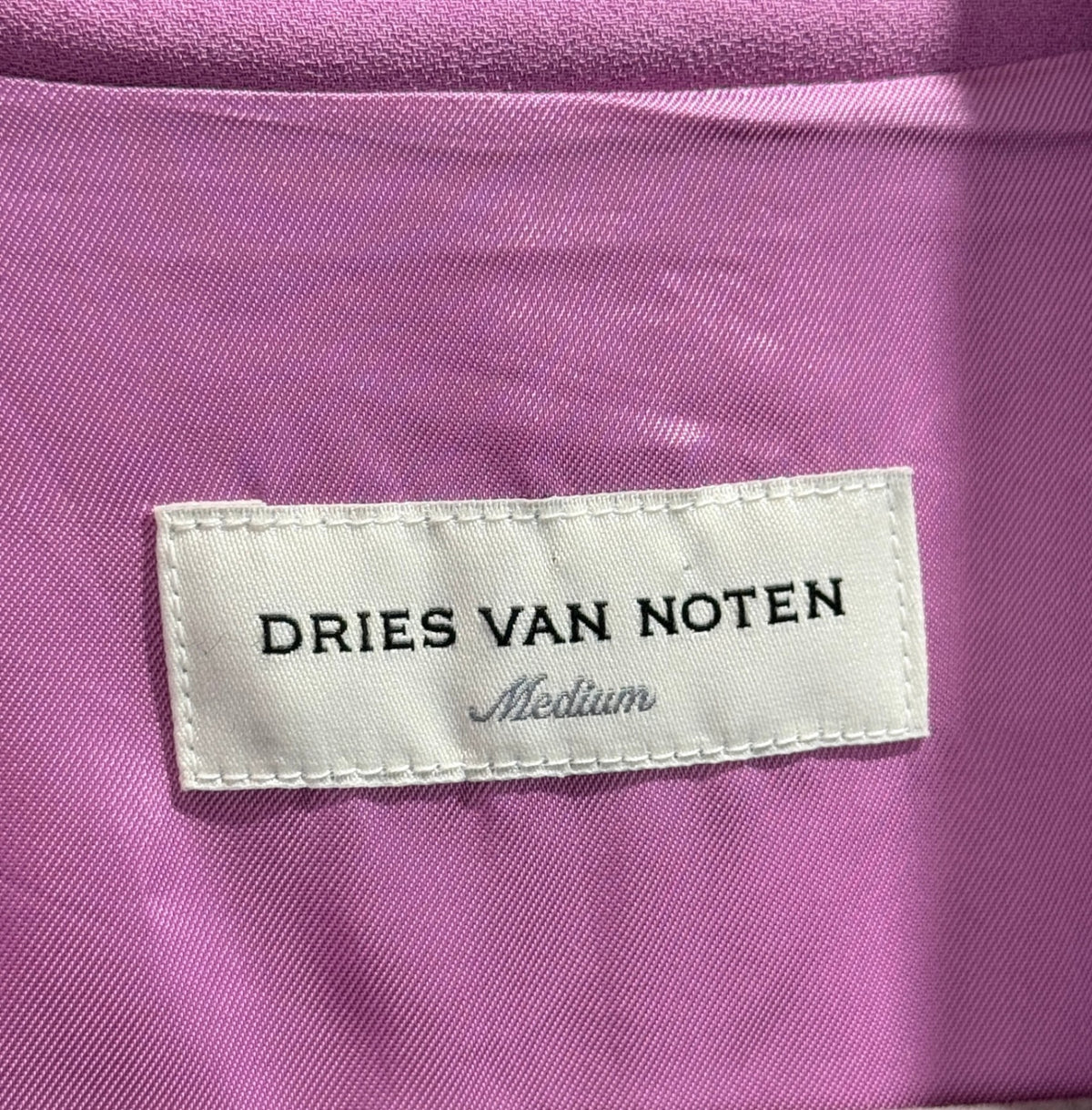 DRIES VAN NOTEN Mauve Trench Coat Sz M