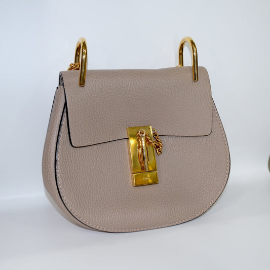 CHLOE Drew Small Grained Leather Crossbody