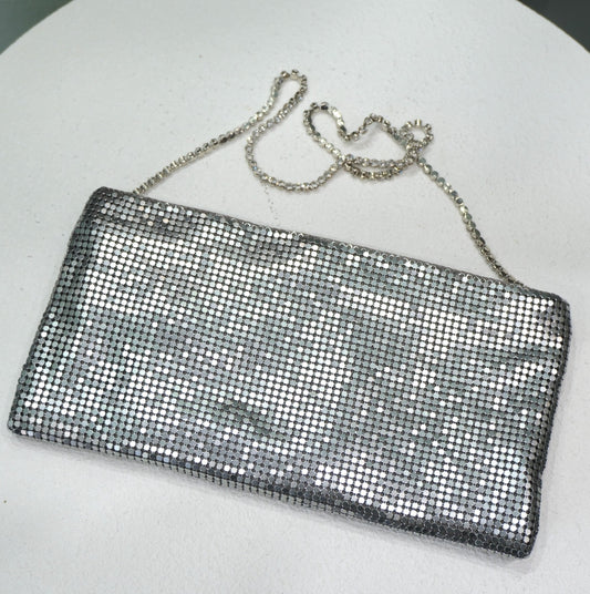 EDWARD MELLER Glomesh Silver Clutch