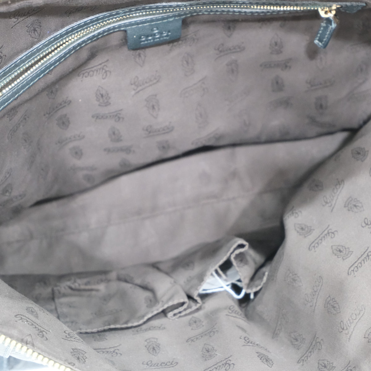 GUCCI Guccissima Leather Interlocking GG Charm Tote