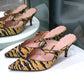 ZIMMERMANN Tiger Print Kitten Heels Sz 38