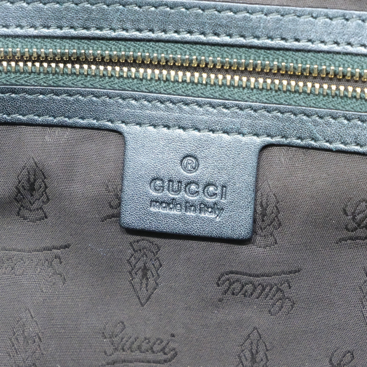 GUCCI Guccissima Leather Interlocking GG Charm Tote