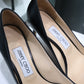 JIMMY CHOO Black Mules Sz 38.5