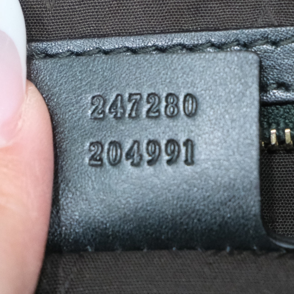 GUCCI Guccissima Leather Interlocking GG Charm Tote