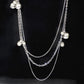 DIOR Silver Acorn Bead Chain Necklace