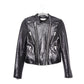 SAINT LAURENT Leather Black Biker Jacket