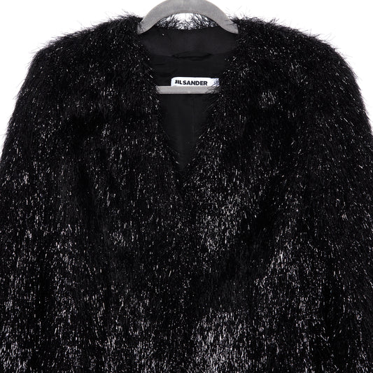 JIL SANDER Shimmer Textured Cropped Jacket