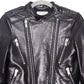 SAINT LAURENT Leather Black Biker Jacket